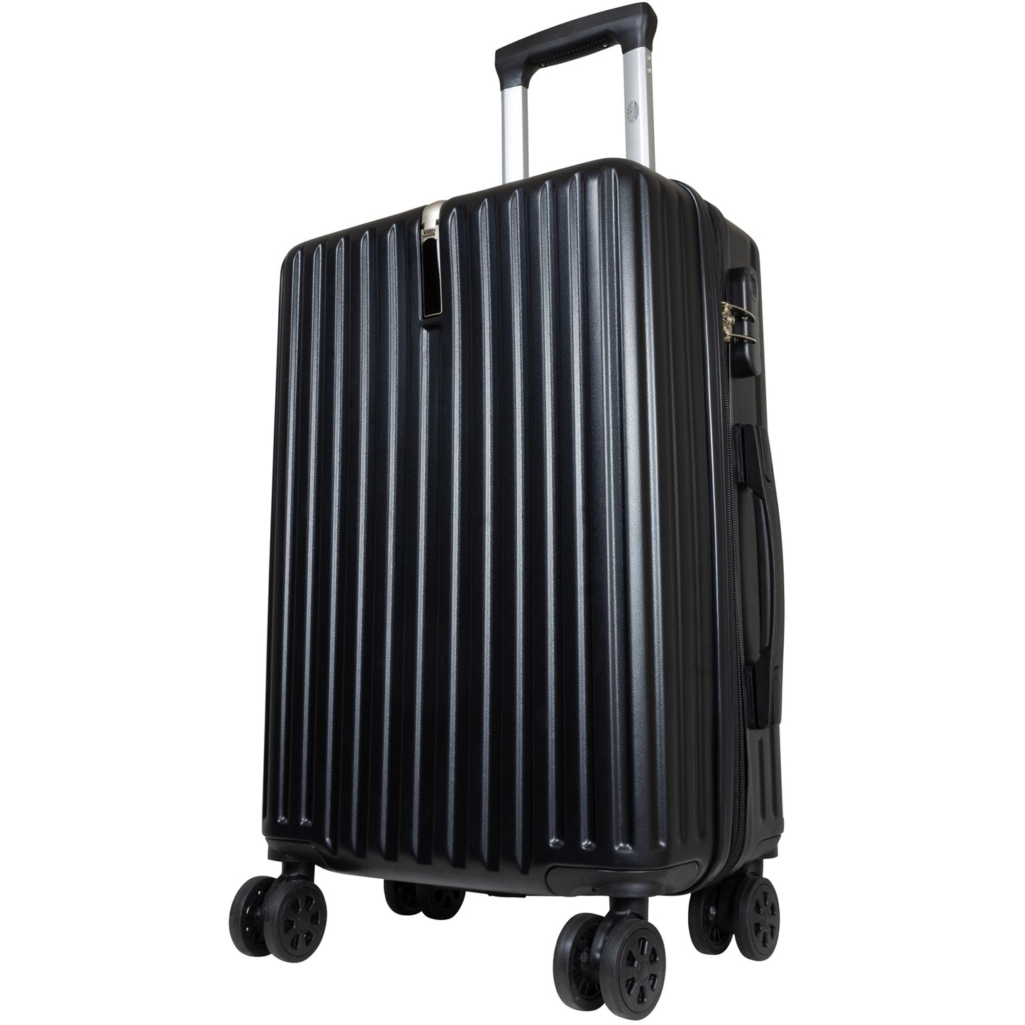 Handgepäck Boarding-Koffer Größe 55cm Hartschale Portofino schwarz
