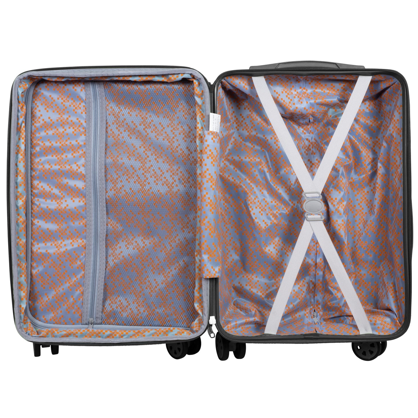 Handgepäck Boarding-Koffer Größe 55cm Hartschale Portofino schwarz