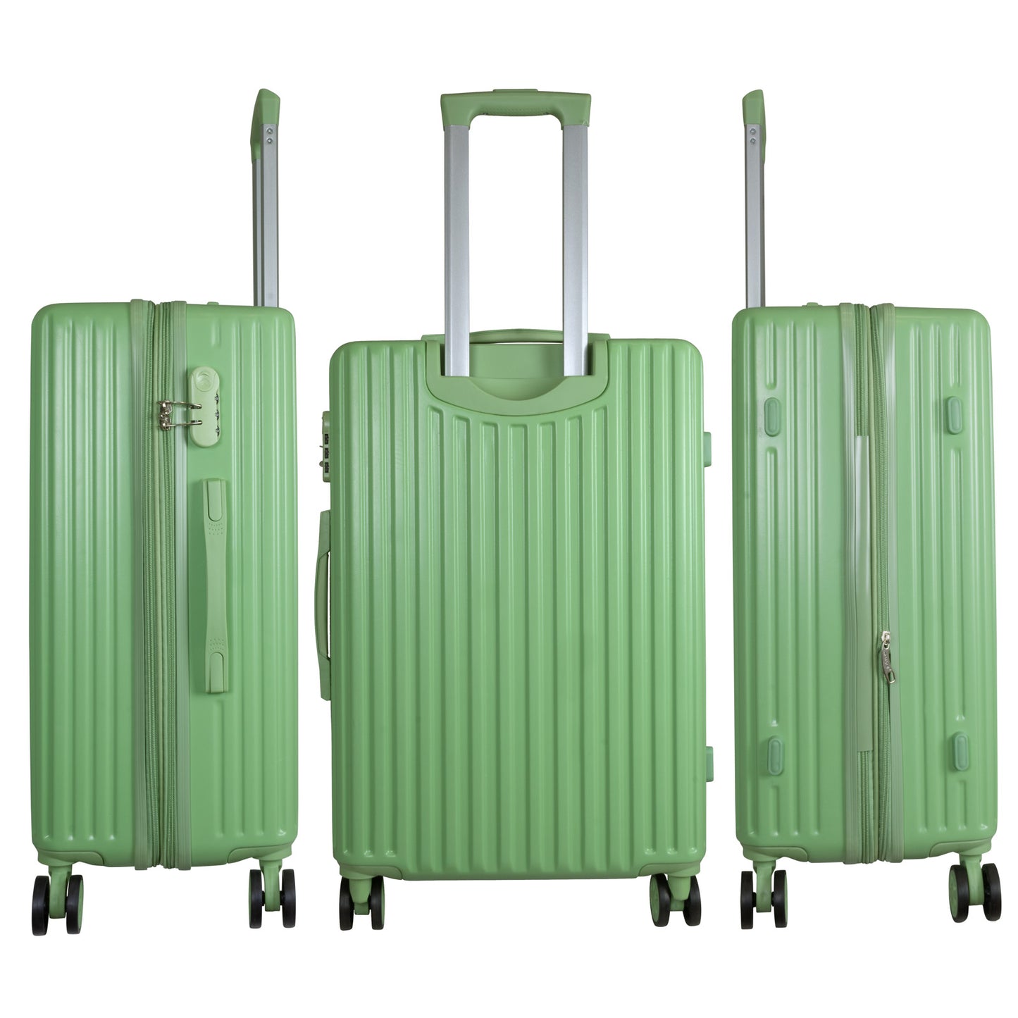 Handgepäck Boarding-Koffer Größe 55cm Hartschale Portofino grün