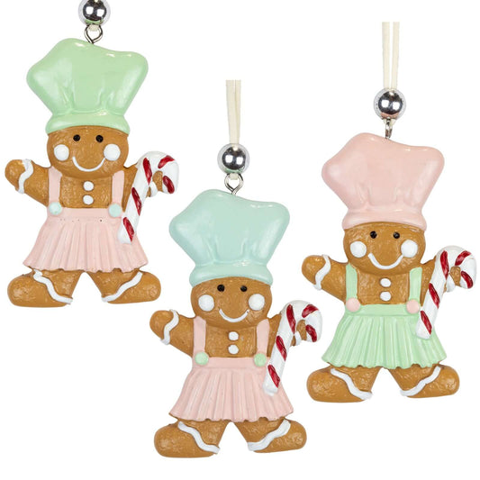 Baumschmuck 8cm, Polyclay, 3 Designs, VE-288(24)