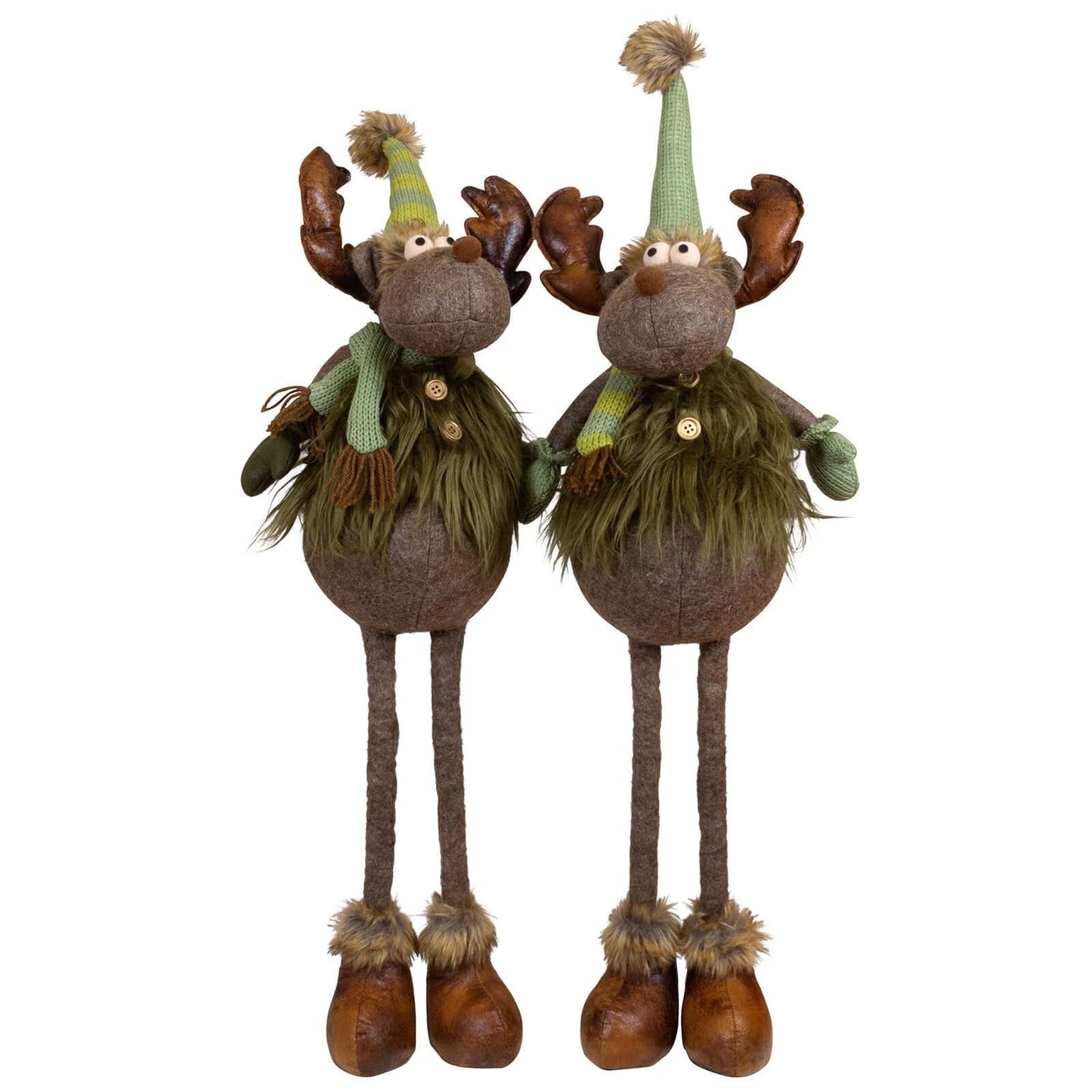 Elch mit Teleskopbeinen 55-75cm, 2 Designs, VE-12