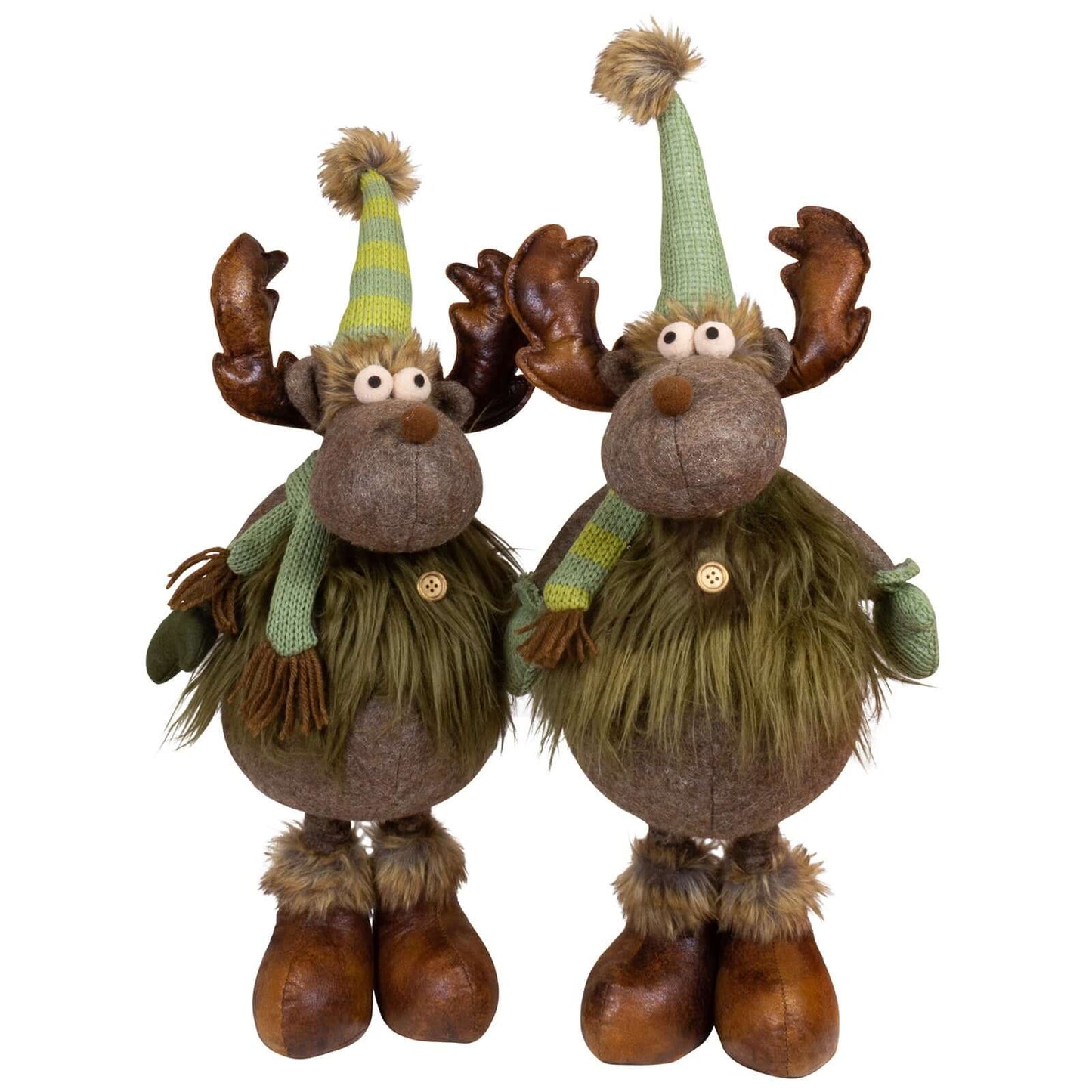 Elch mit Teleskopbeinen 55-75cm, 2 Designs, VE-12