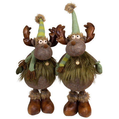 Elch mit Teleskopbeinen 55-75cm, 2 Designs, VE-12