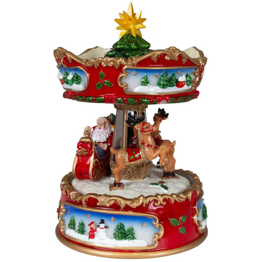 Spieluhr drehend 16cm, Polyresin, VE-12(1)