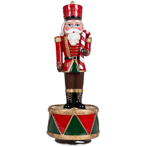 Spieluhr Nussknacker 21cm, Polyresin, VE-12(1)