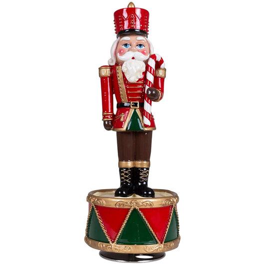 Spieluhr Nussknacker 21cm, Polyresin, VE-12(1)