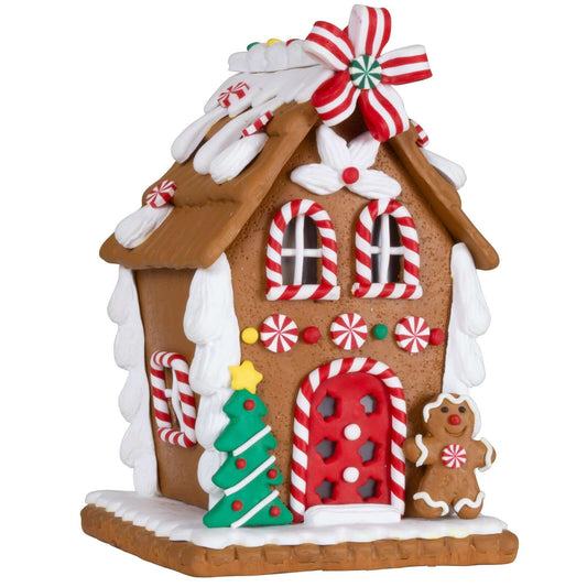 Lebkuchenhaus 14cm, Polyclay, VE-24(2)
