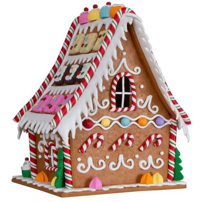 LED Lebkuchenhaus 26cm, Polyclay, VE-4(1)