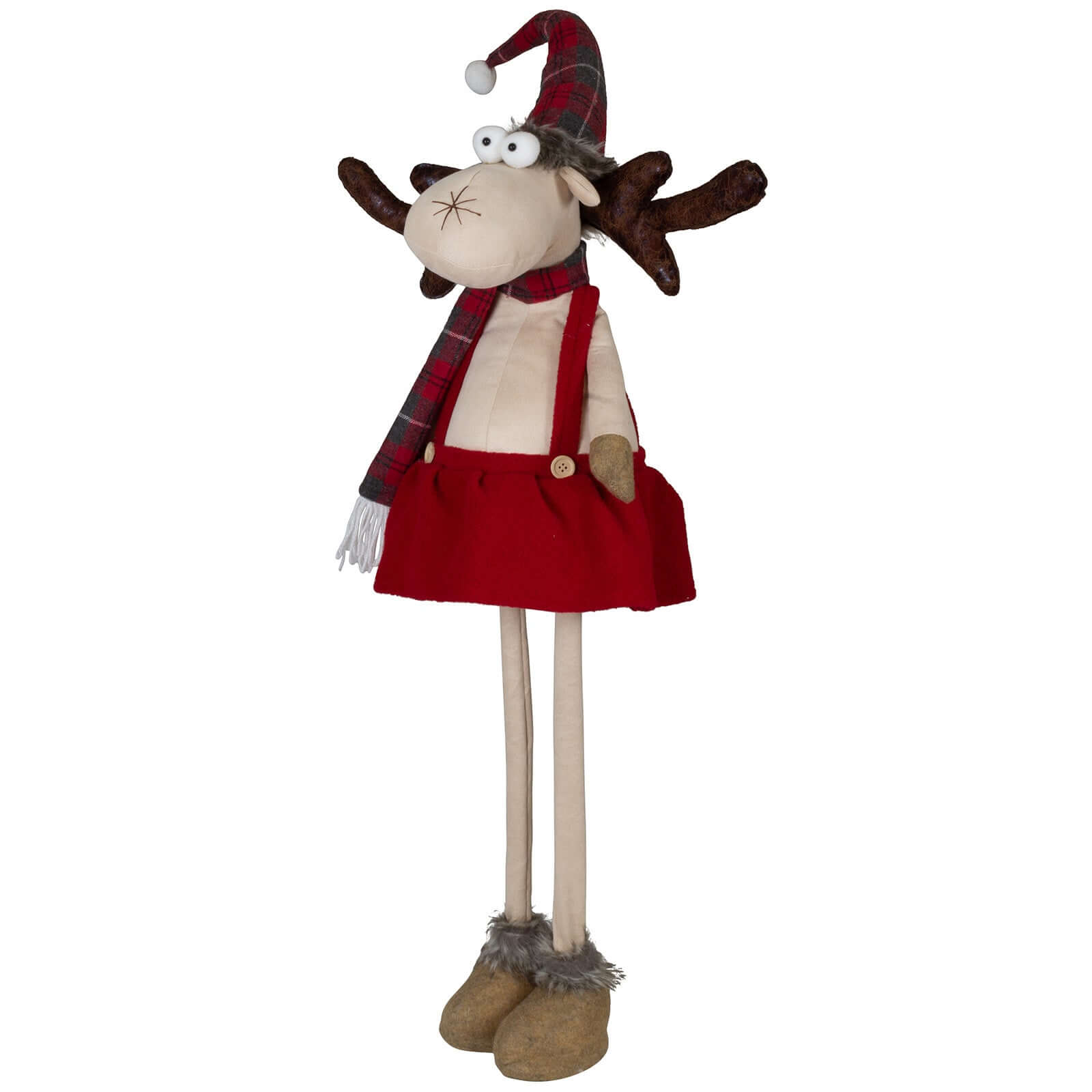 Elch mit Teleskopbeine 70-110cm(100-140cm), 2 Designs, VE-4