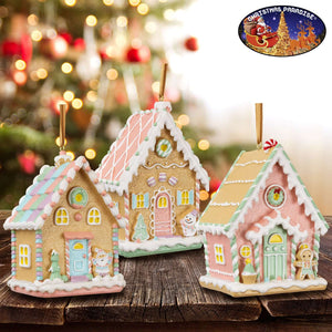 Baumschmuck 9cm Polyresin, 3 Designs, VE-48(12)