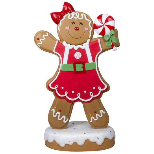 XL Lebkuchenfrau 91cm, Polyresin, VE-1