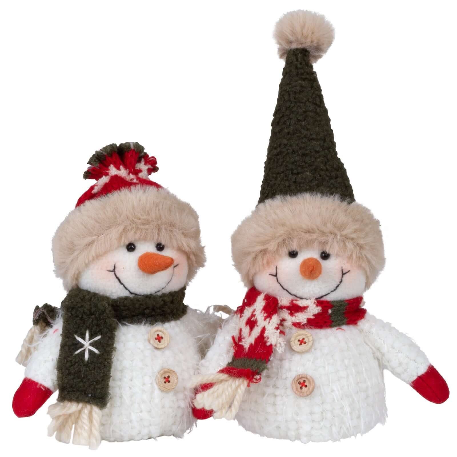 Schneemann 16cm (24cm), 2 Designs, VE-60 (20)