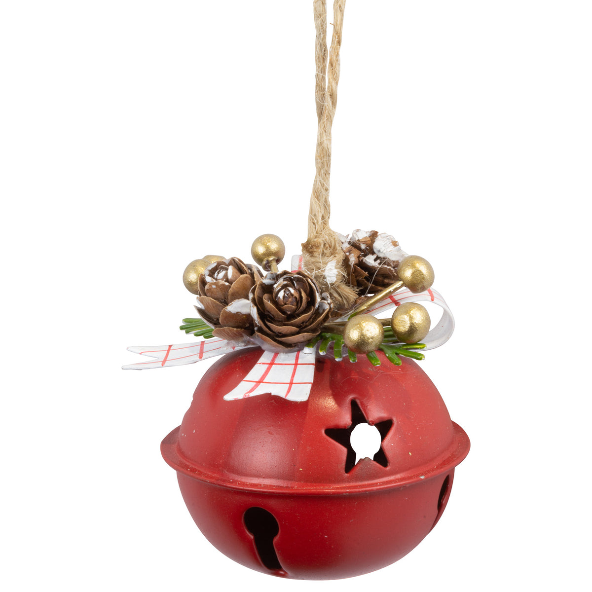 Tree Ornament 5cm Metal, 4 Designs, VE-288(24)