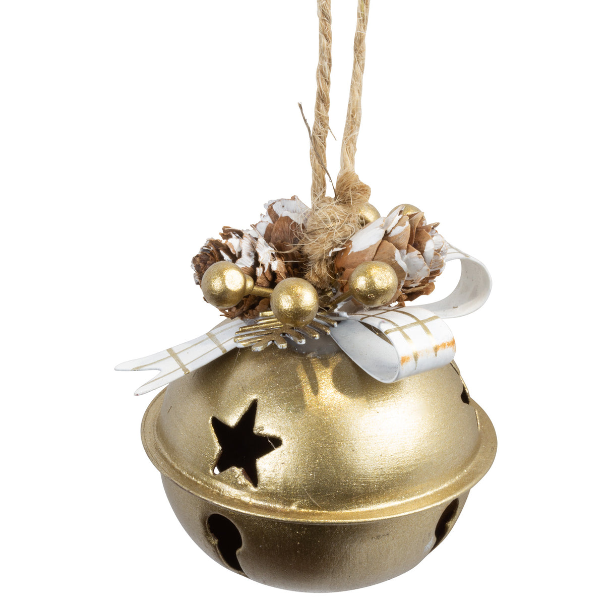 Tree Ornament 5cm Metal, 4 Designs, VE-288(24)