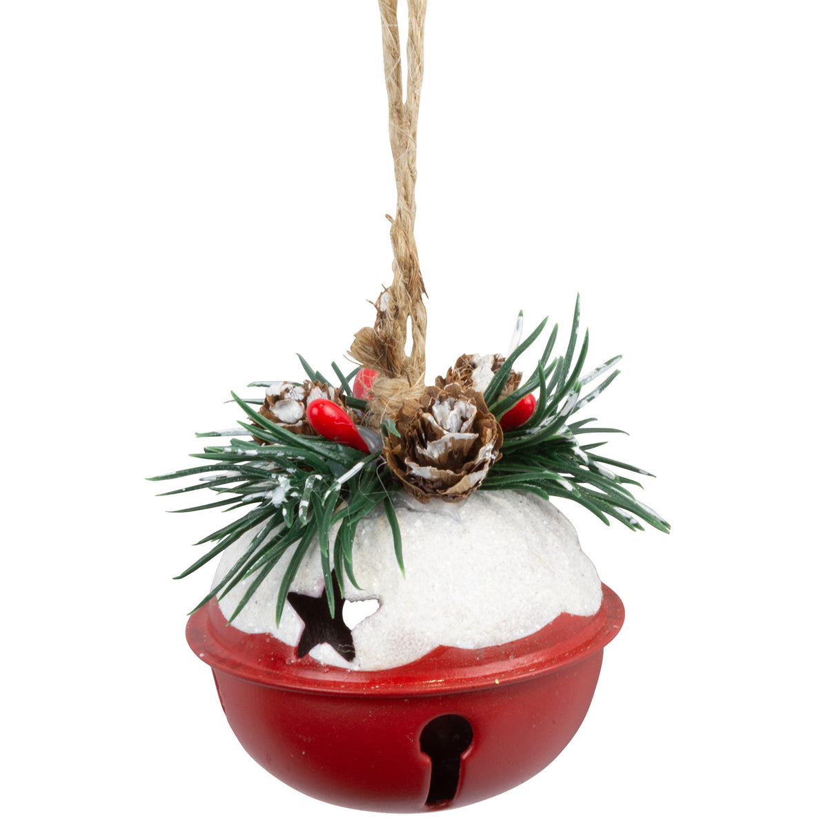 Tree Ornament 5cm Metal, 4 Designs, VE-288(24)