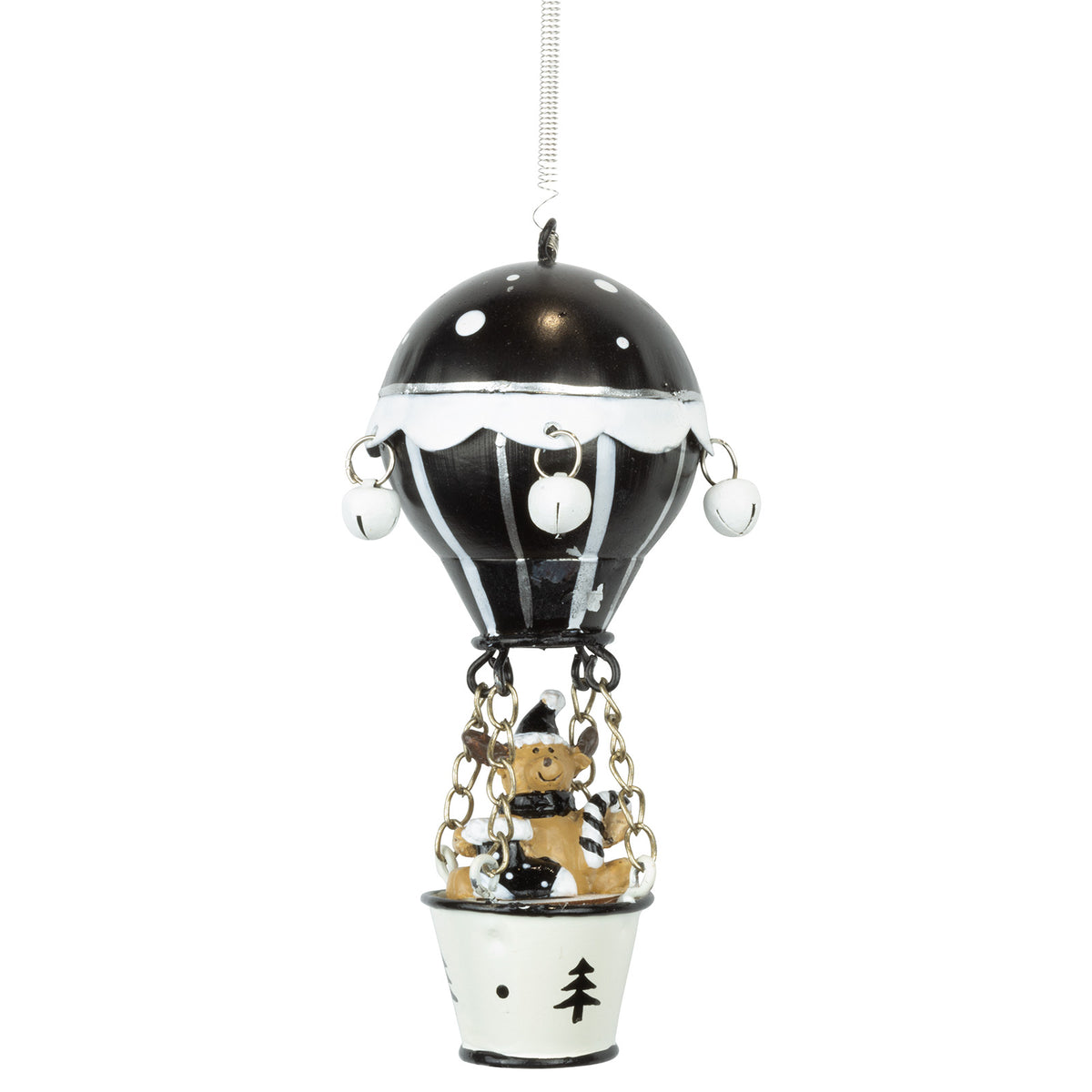 Tree Ornament Balloon Metal, 4 Designs, VE-144(12)