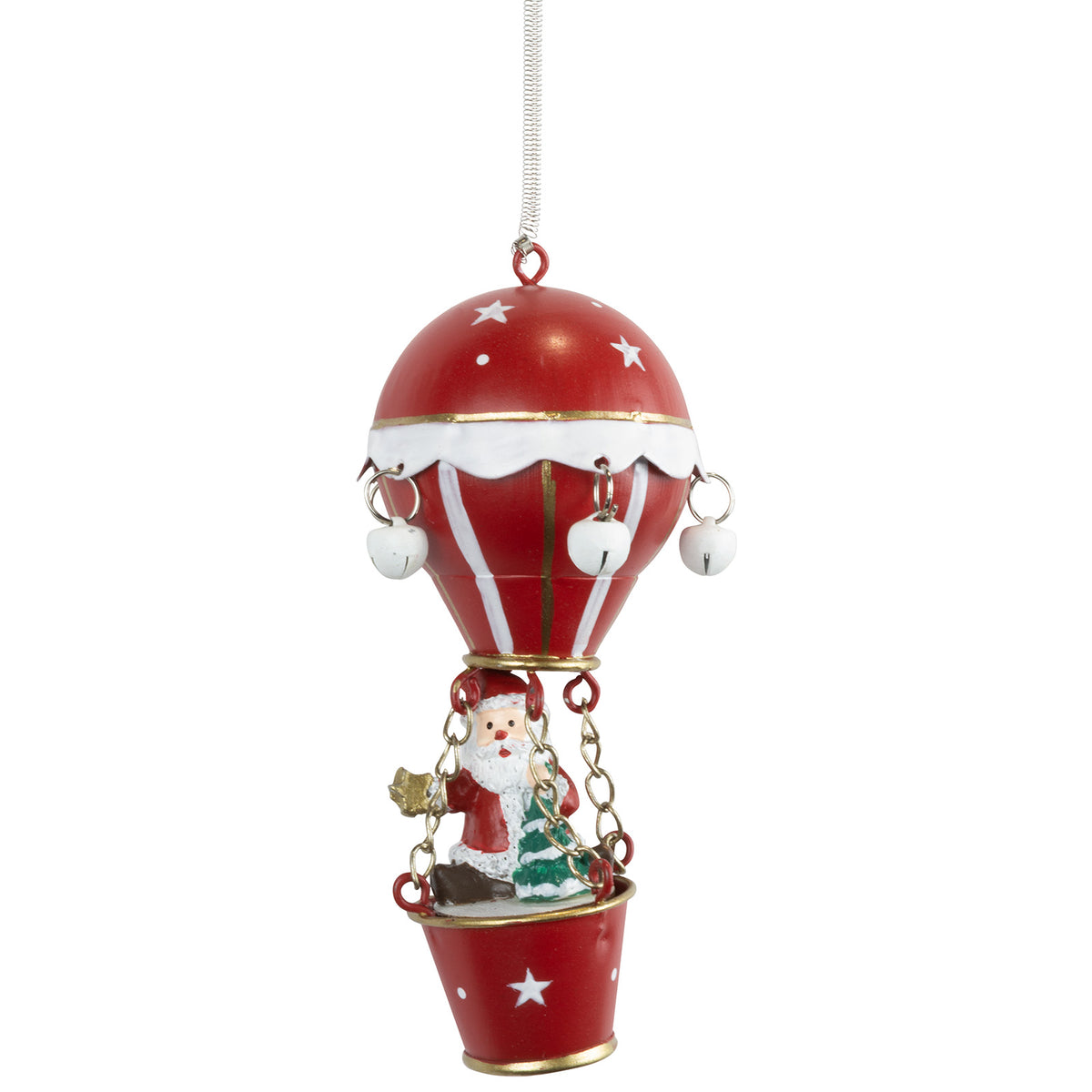 Tree Ornament Balloon Metal, 4 Designs, VE-144(12)