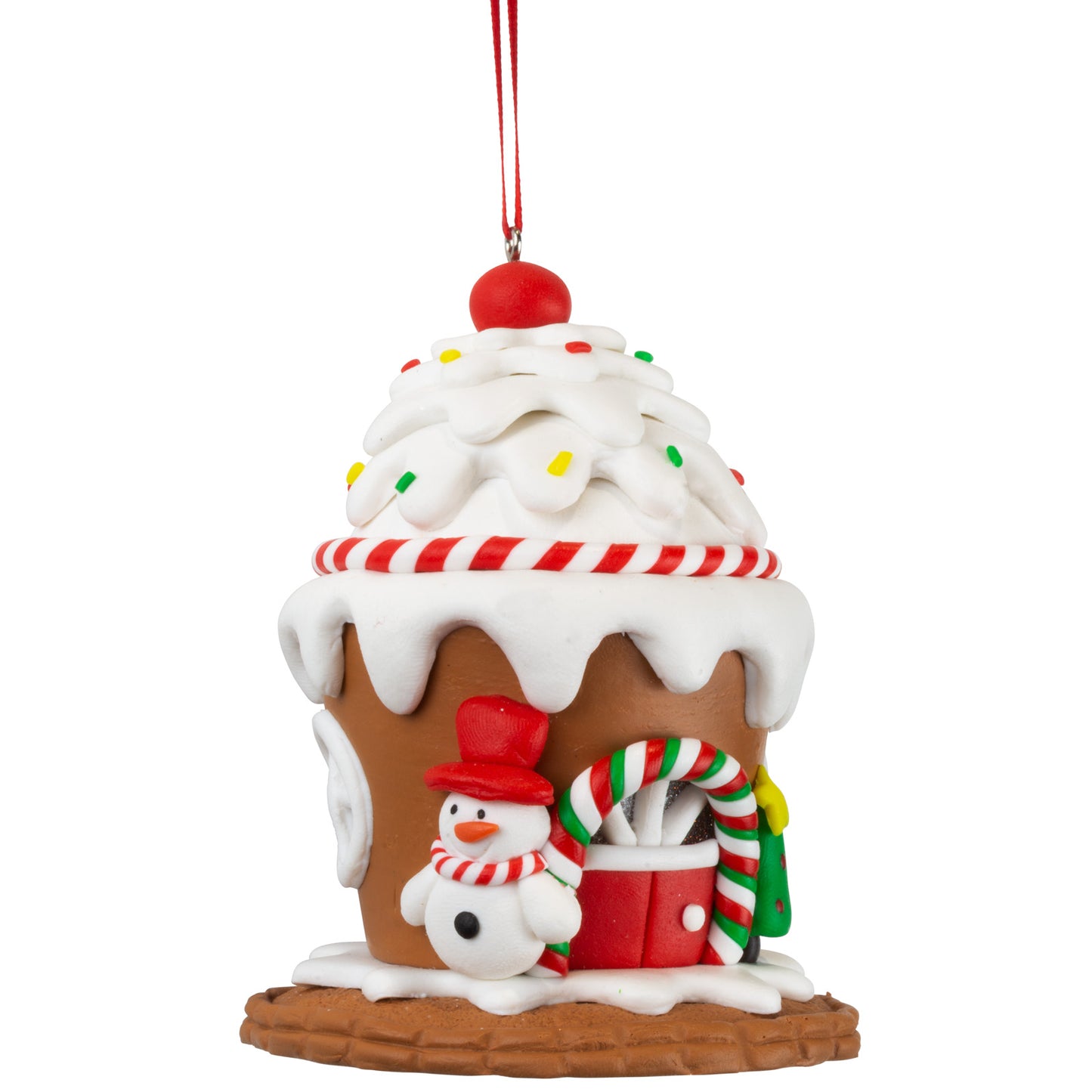 Decorazioni per albero 10cm, Polyclay, 3 design, VE-72(12)