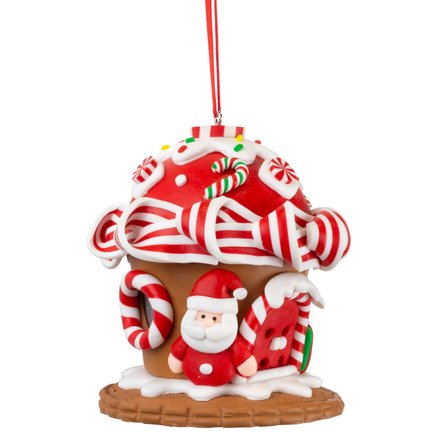 Decorazioni per albero 10cm, Polyclay, 3 design, VE-72(12)
