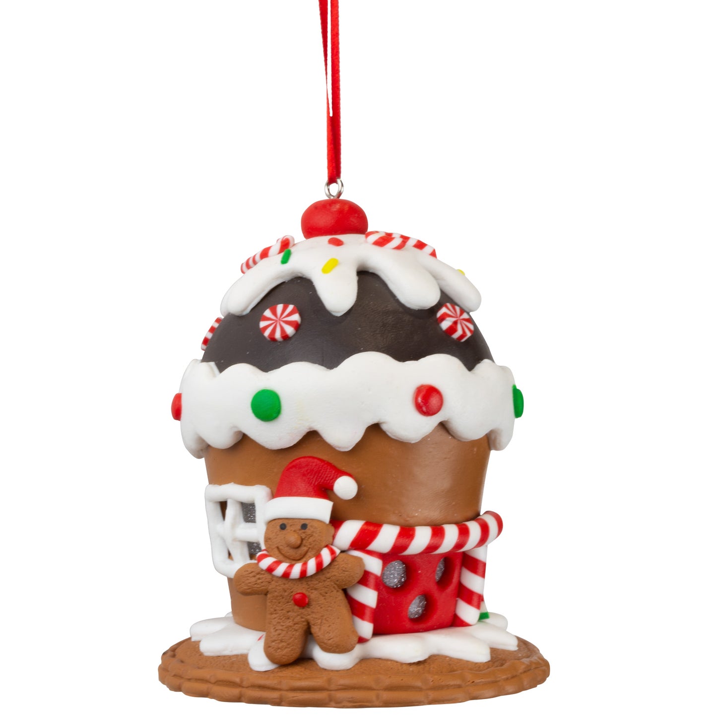 Decorazioni per albero 10cm, Polyclay, 3 design, VE-72(12)