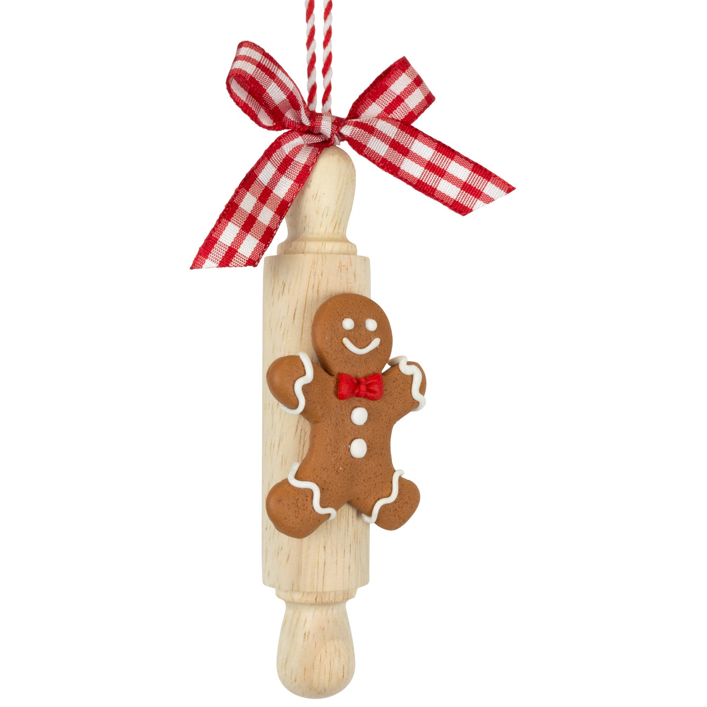 Décoration d'arbre 13cm, pâte polymère, 2 modèles, VE-144(24)