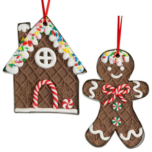 Baumschmuck 9cm, Polyclay, 2 Designs, VE-144(24)