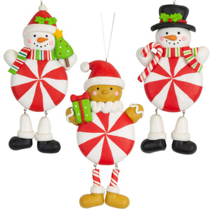 Baumschmuck 12cm, Polyclay, 3 Designs, VE-144(24)