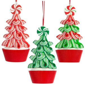Baumschmuck 10cm, Polyclay, 3 Designs, VE-36(12)