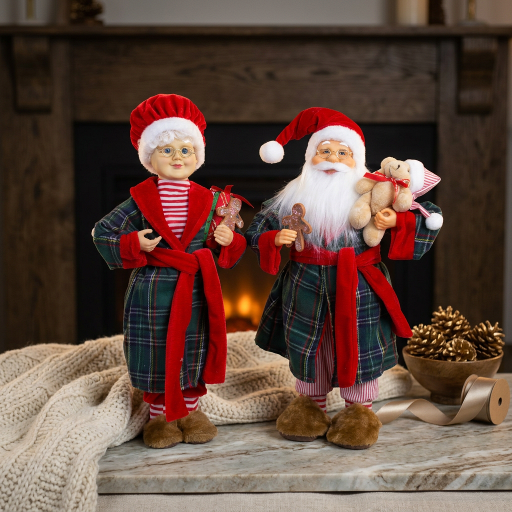 Mr & Mrs Santa 45cm, 2 Designs, PU-6