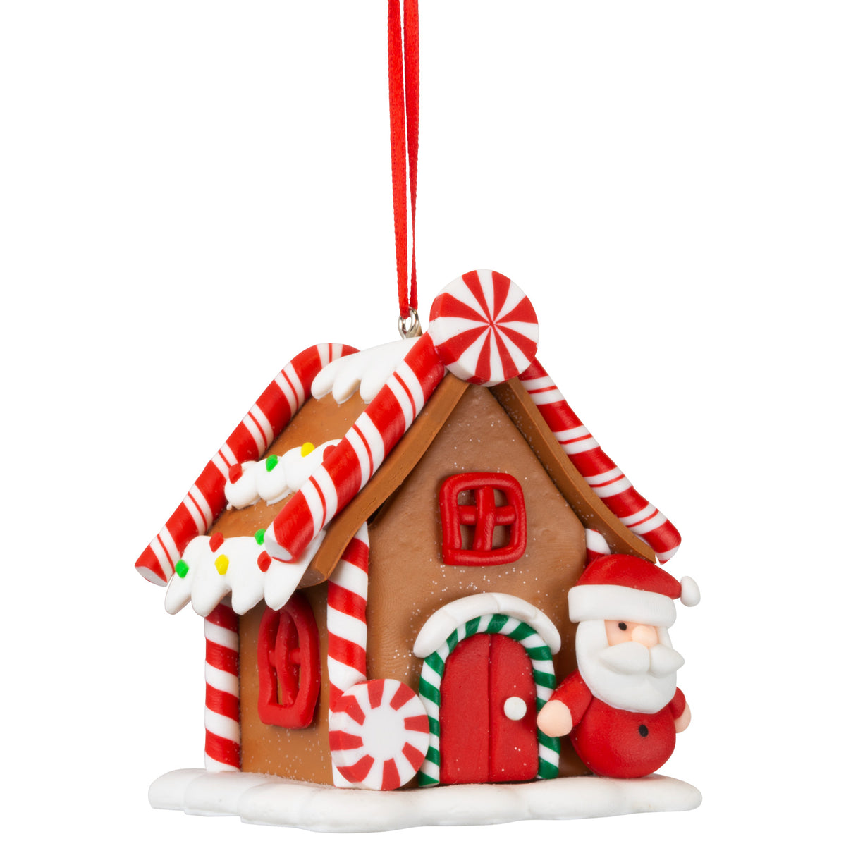 Decorazioni per albero Polyclay, 4 design, 9cm