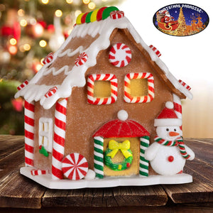 LED Lebkuchenhaus 12x11x13cm, VE-8(2)