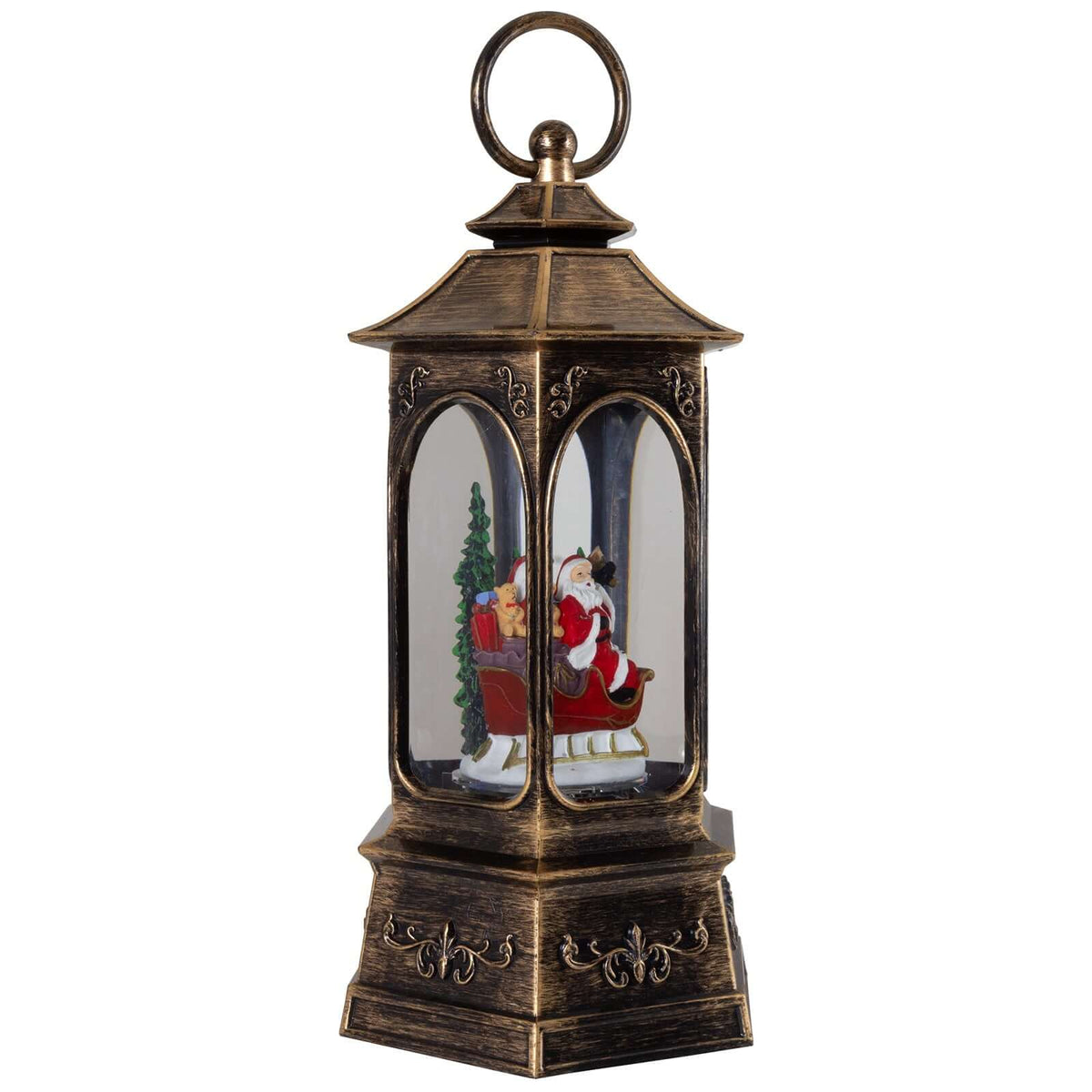 Electric Snow Globe Lantern 26cm with LED & Music – PM Euro-Trading GmbH