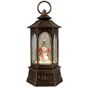 LED Schneelaterne 13x24cm, VE-12(1)