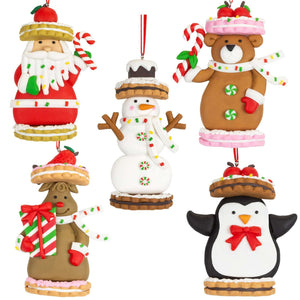 Baumschmuck 11cm, Polyclay, 5 Designs, VE-160(20)