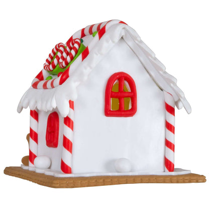 LED Lebkuchenhaus 13cm, Polyclay, VE-6