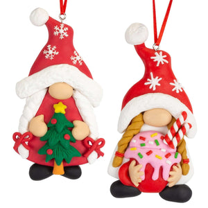 Baumschmuck 11cm, Polyclay, 2 Designs, VE-144(24)