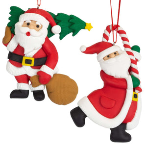 Baumschmuck 11cm, Polyclay, 2 Designs, VE-144(24)
