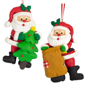 Baumschmuck 11cm, Polyclay, 2 Designs, VE-144(24)