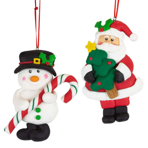 Baumschmuck 10cm, Polyclay, 2 Designs, VE-144(24)