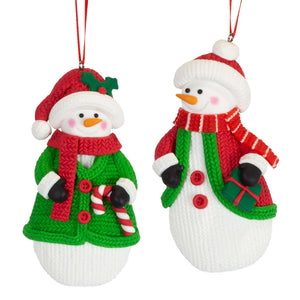 Baumschmuck 11cm, Polyclay, 2 Designs, VE-144(24)