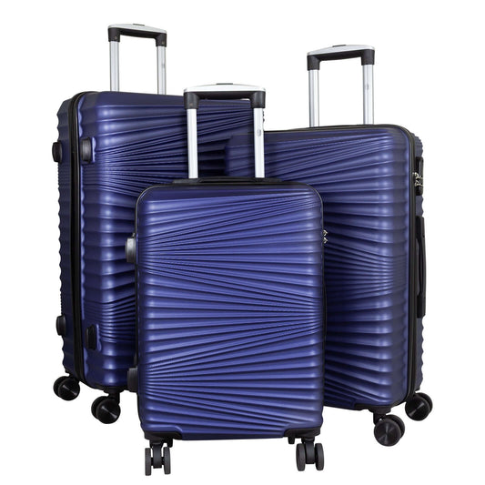 ABS Kofferset 3tlg Luxor blau