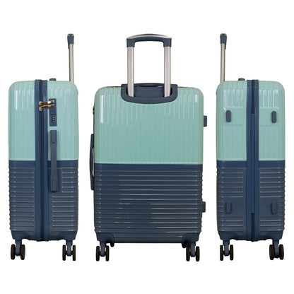 Polycarbonat Motivkofferset 3tlg Riga minz-blau