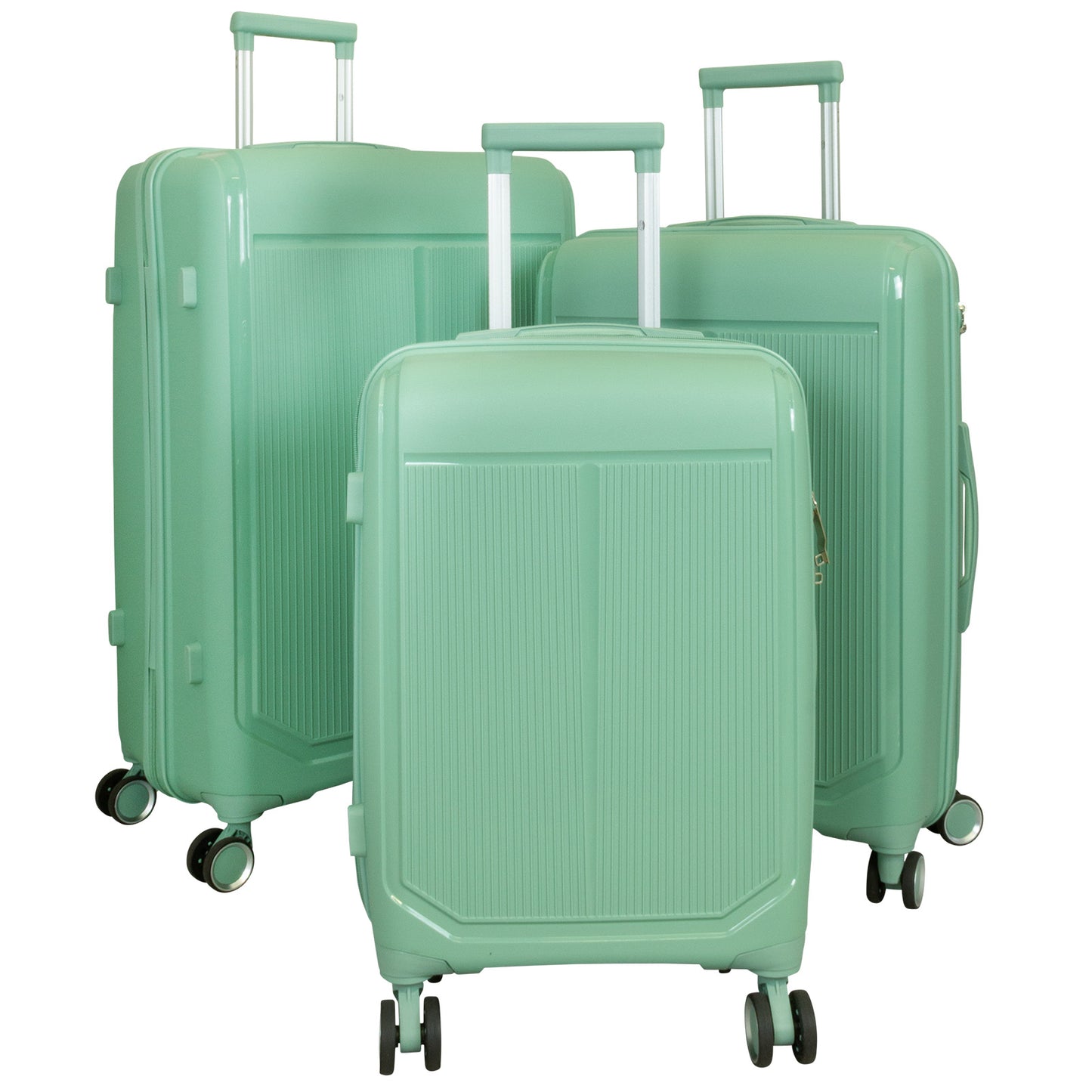 PP Kofferset 3tlg Antigua grün