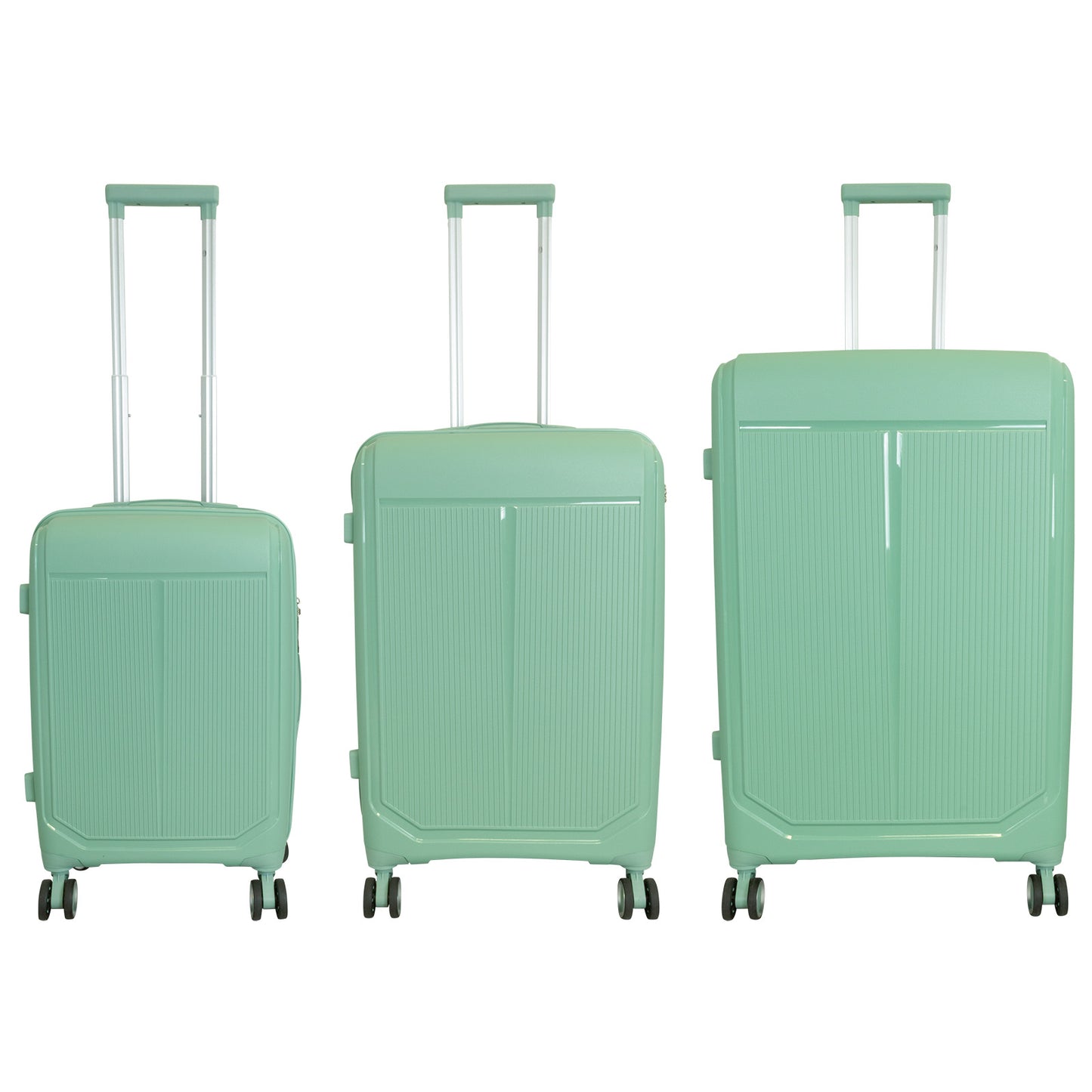 PP Kofferset 3tlg Antigua grün