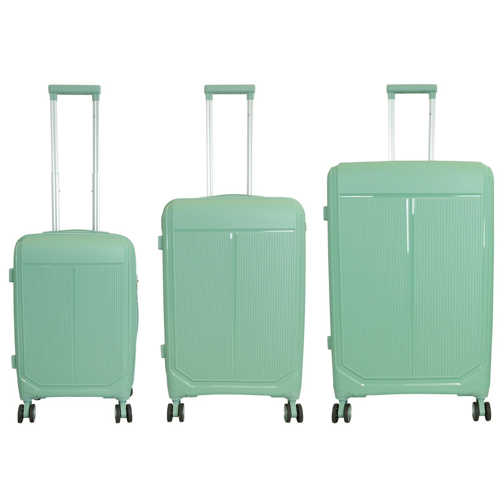 PP Kofferset 3tlg Antigua grün