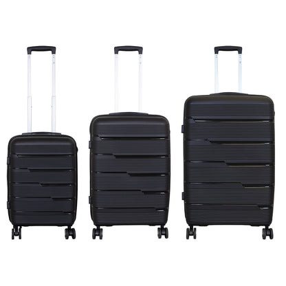 PP Kofferset 3tlg 'Aruba' schwarz