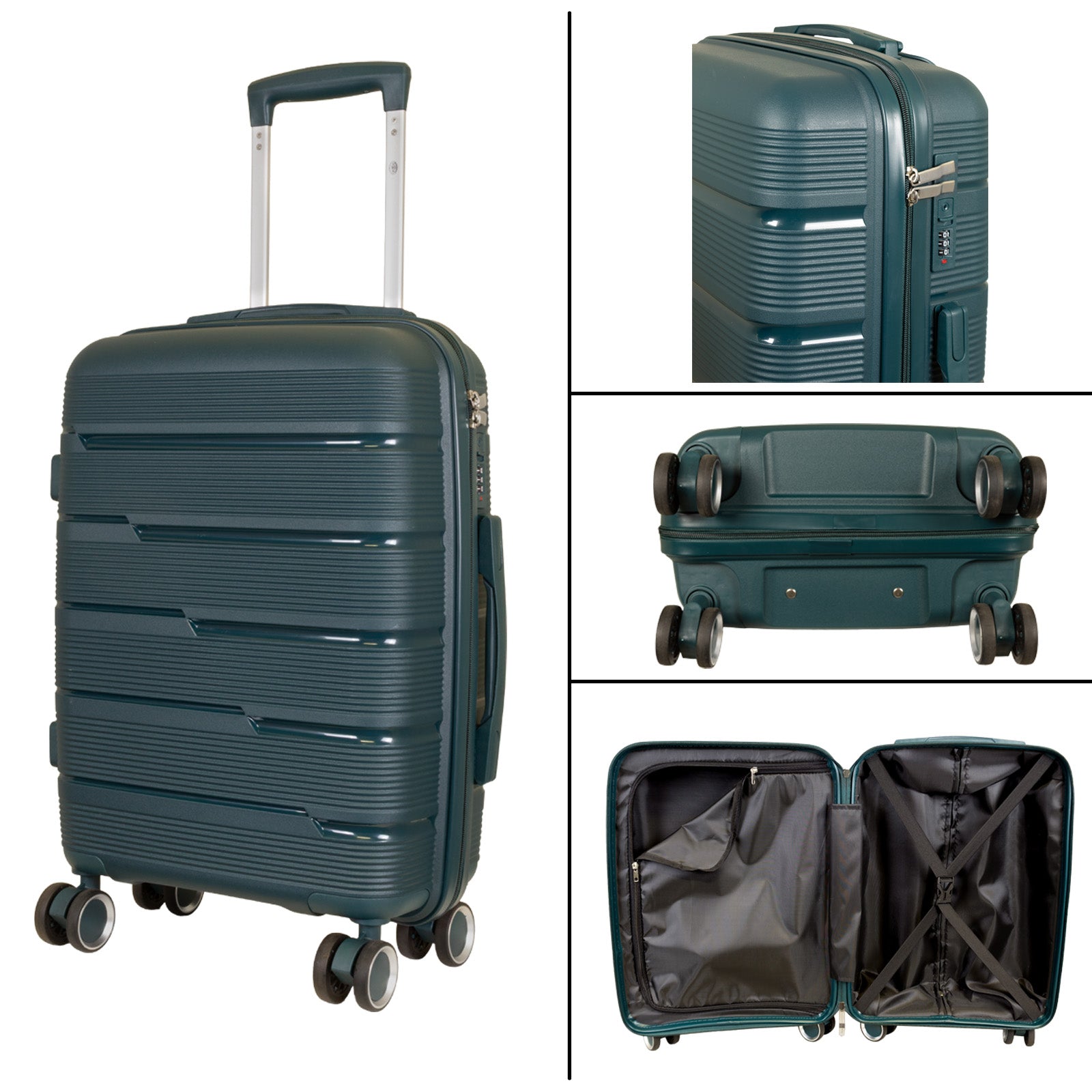 PP Kofferset 3tlg 'Aruba' grün