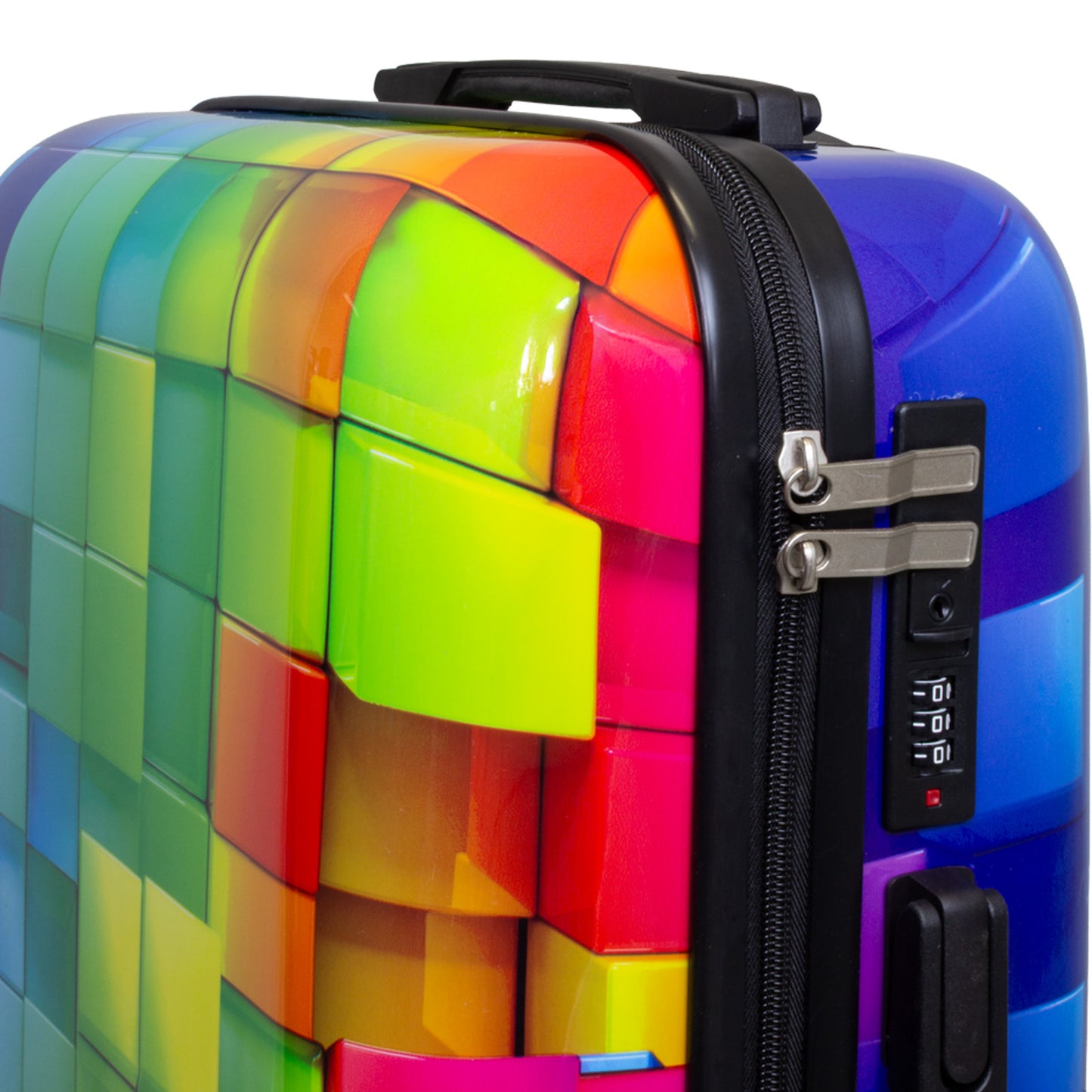 Handgepäck Boarding-Koffer Größe 55cm Hartschale Motivkoffer Mosaik