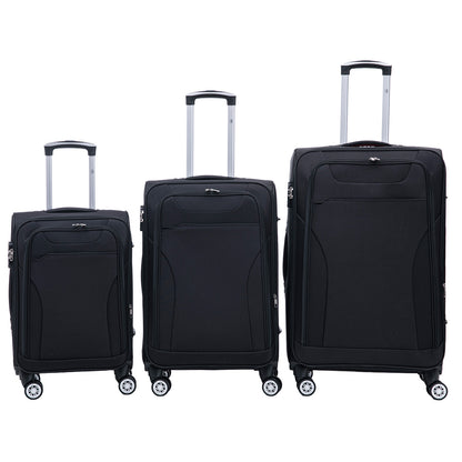 Nylon suitcase set 3 pieces Maribor blue
