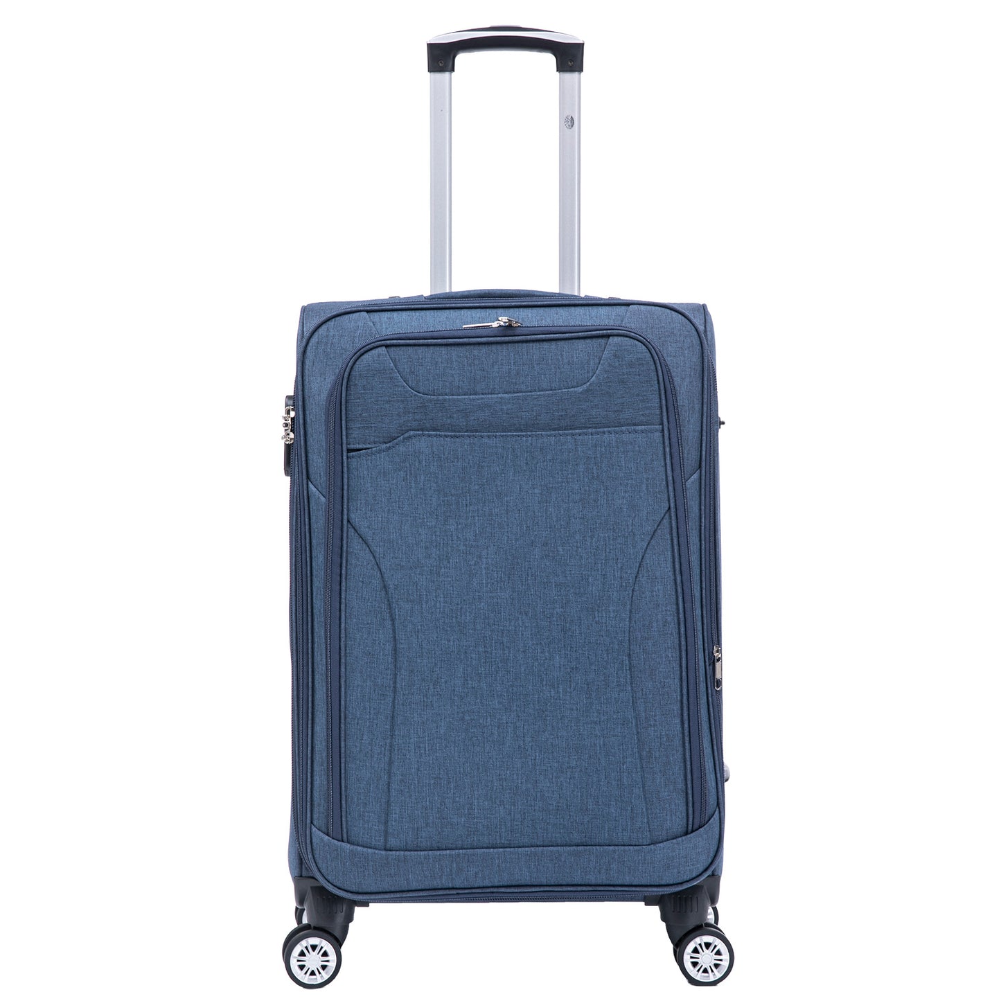 Stoff-Kofferset 3tlg Farbe blau Weichgepäck Modell Cremona